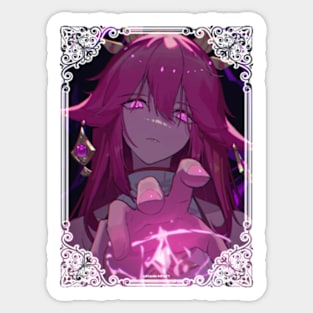 Yandere Yae Miko Sticker